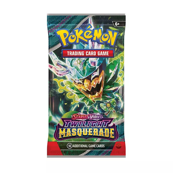 POKEMON TCG: SCARLET AND VIOLET TWILIGHT MASQUERADE BOOSTER PACK | Gopher Games