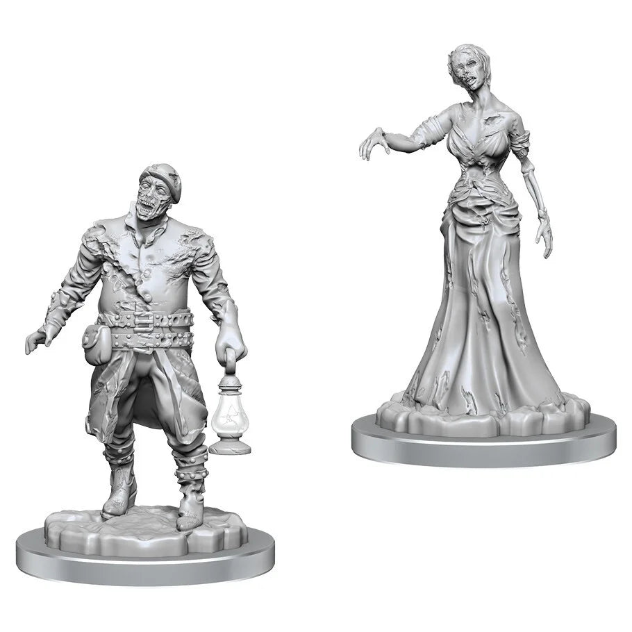 WizKids Deep Cuts Unpainted Miniatures: W18 Zombies | Gopher Games