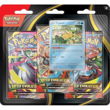 Pokemon TCG: Mega Evolution - Base Set Three-Booster Blister | Gopher Games