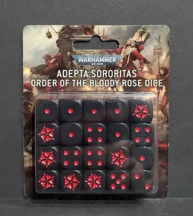 WARHAMMER 40000 Adepta Sororitas Order Of The Bloody Rose Dice | Gopher Games