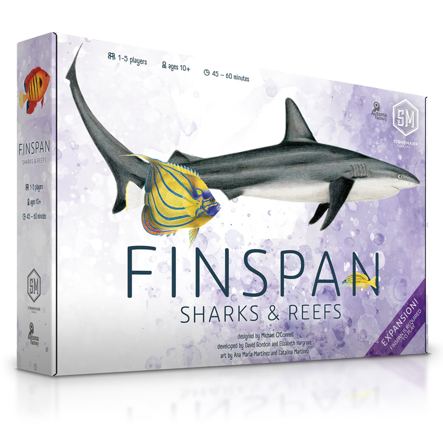 FINSPAN: SHARKS AND REEF EXPANSION | Gopher Games