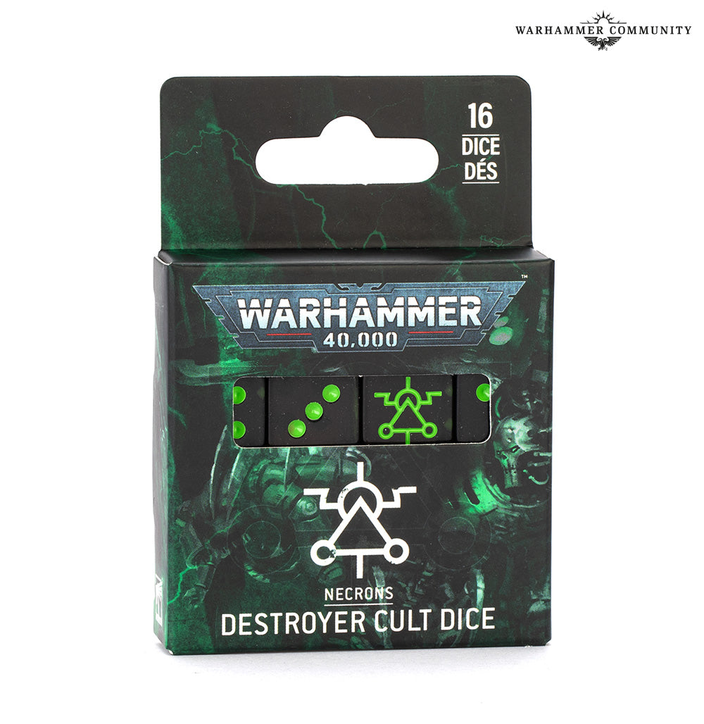 (Preorder 1/26) NECRONS: DESTROYER CULT DICE | Gopher Games