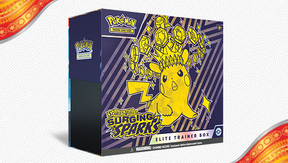 (perorder) POKEMON TCG: SCARLET AND VIOLET SURGING SPARKS ELITE TRAINER BOX | Gopher Games