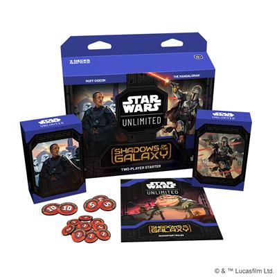 (preorder) STAR WARS: UNLIMITED - SHADOWS OF THE GALAXY TWO-PLAYER STARTER | Gopher Games