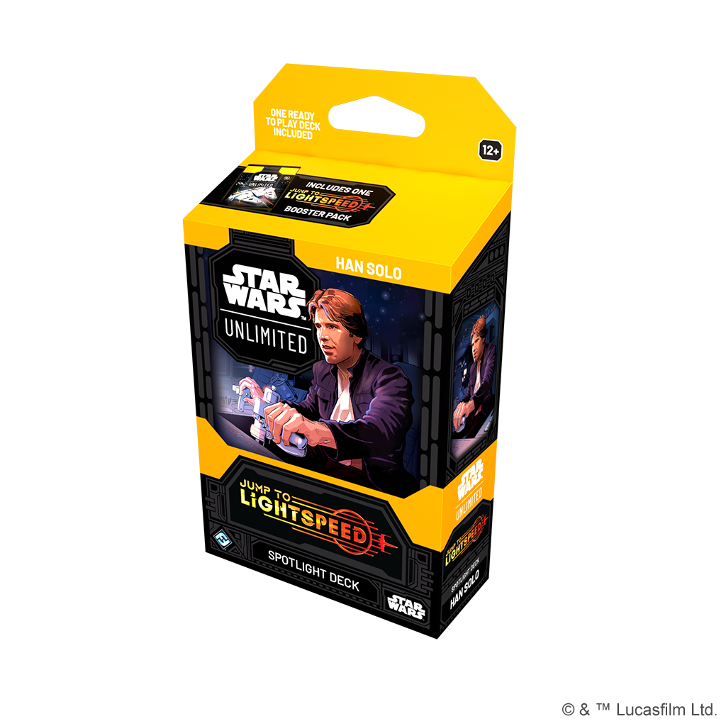 (preorder) STAR WARS: UNLIMITED - JUMP TO LIGHTSPEED HAN SOLO SPOTLIGHT DECK | Gopher Games