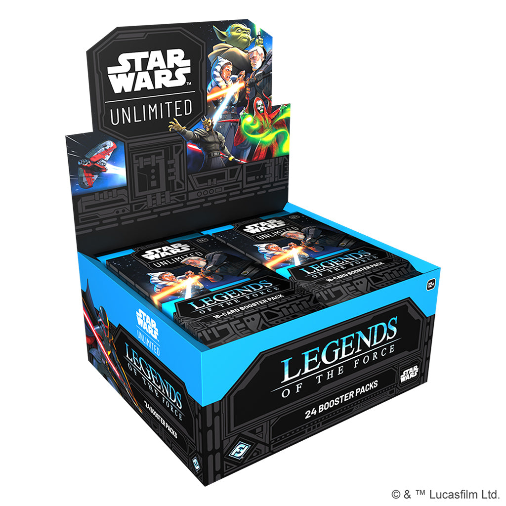 Star Wars: Unlimited - Legends of the Force: Booster Box | Gopher Games