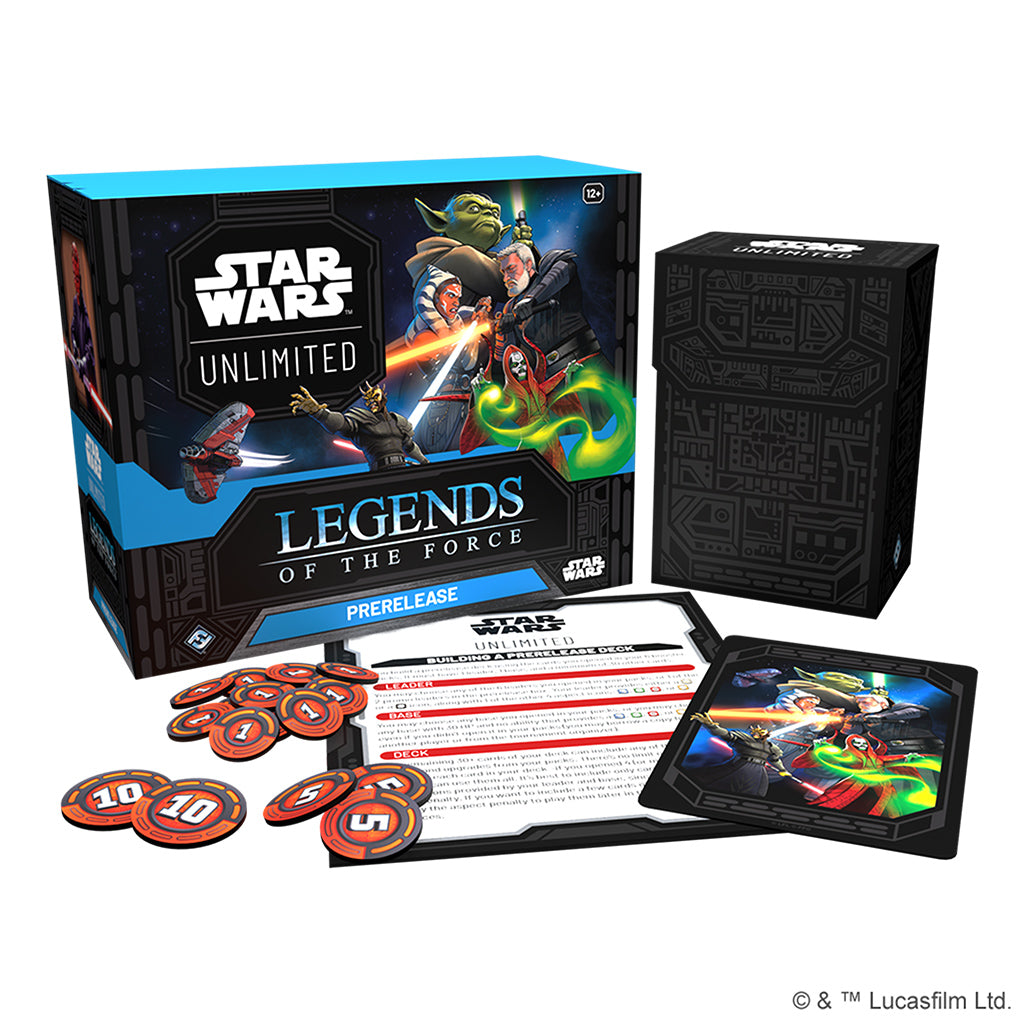 Star Wars: Unlimited – Legends of the Force: Prerelease Box | Gopher Games