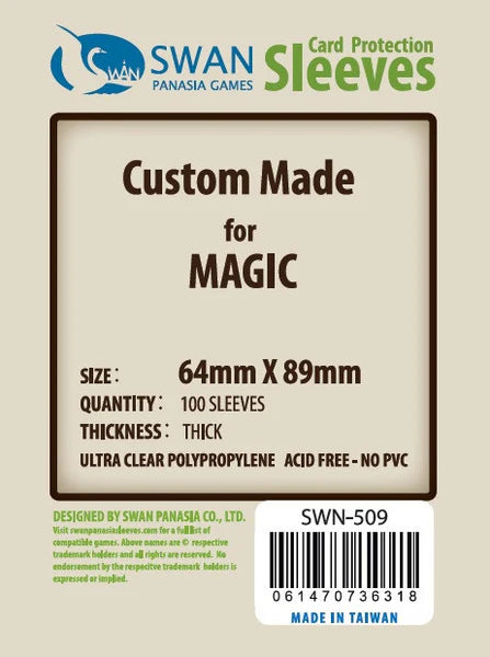 Premium: 64x89 mm Std Card Magic -100 per pack | Gopher Games