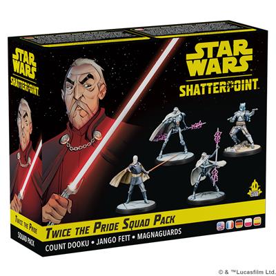 STAR WARS: SHATTERPOINT - TWICE THE PRIDE: COUNT DOOKU SQUAD PACK | Gopher Games