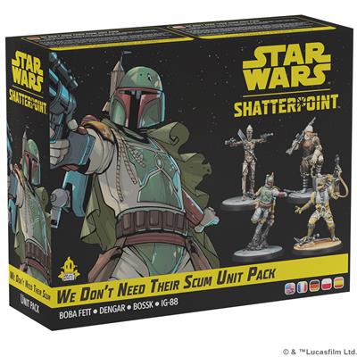Star Wars: Shatterpoint - We Don’t Need Their Scum Unit Pack | Gopher Games