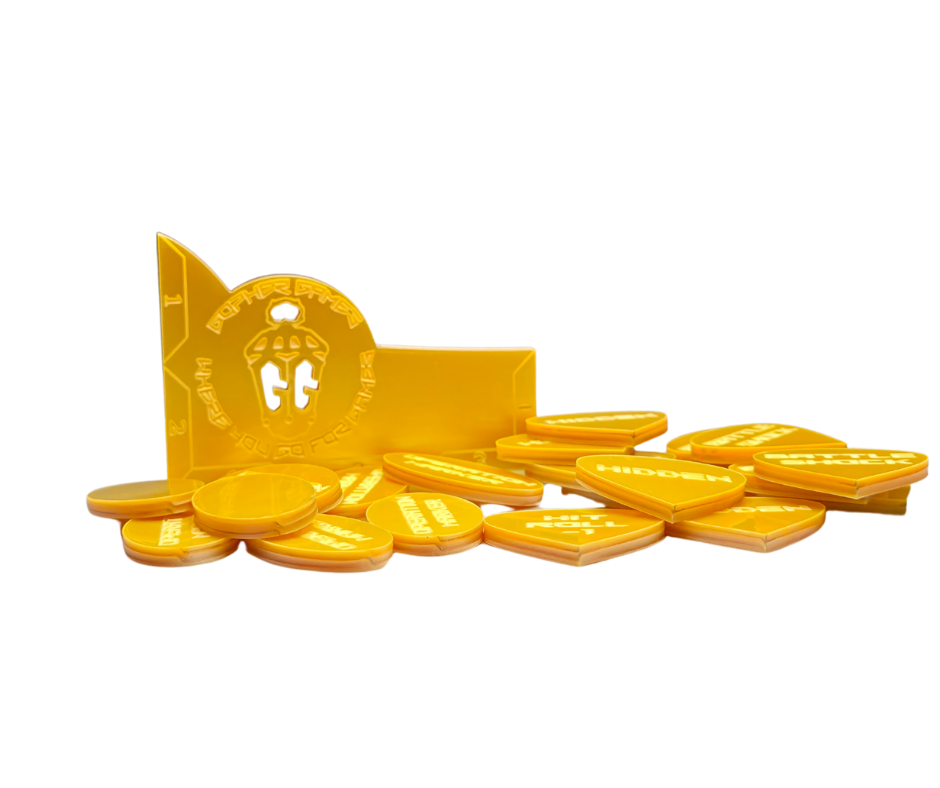 Gopher Tokens, Ruler, & Operation Markers | Gopher Games
