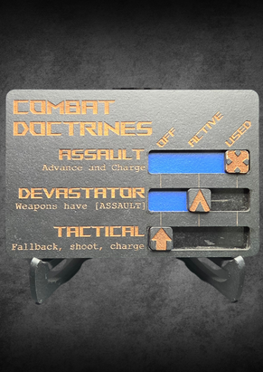 Gopher Games Magnetic Space Marines Doctrines Tracker | Gopher Games