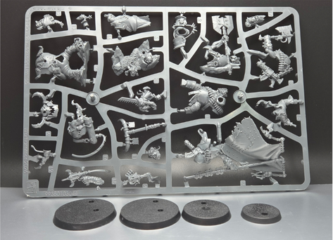 Big Boss, Pain Boy and Banner Nob Armageddon Sprue | Gopher Games