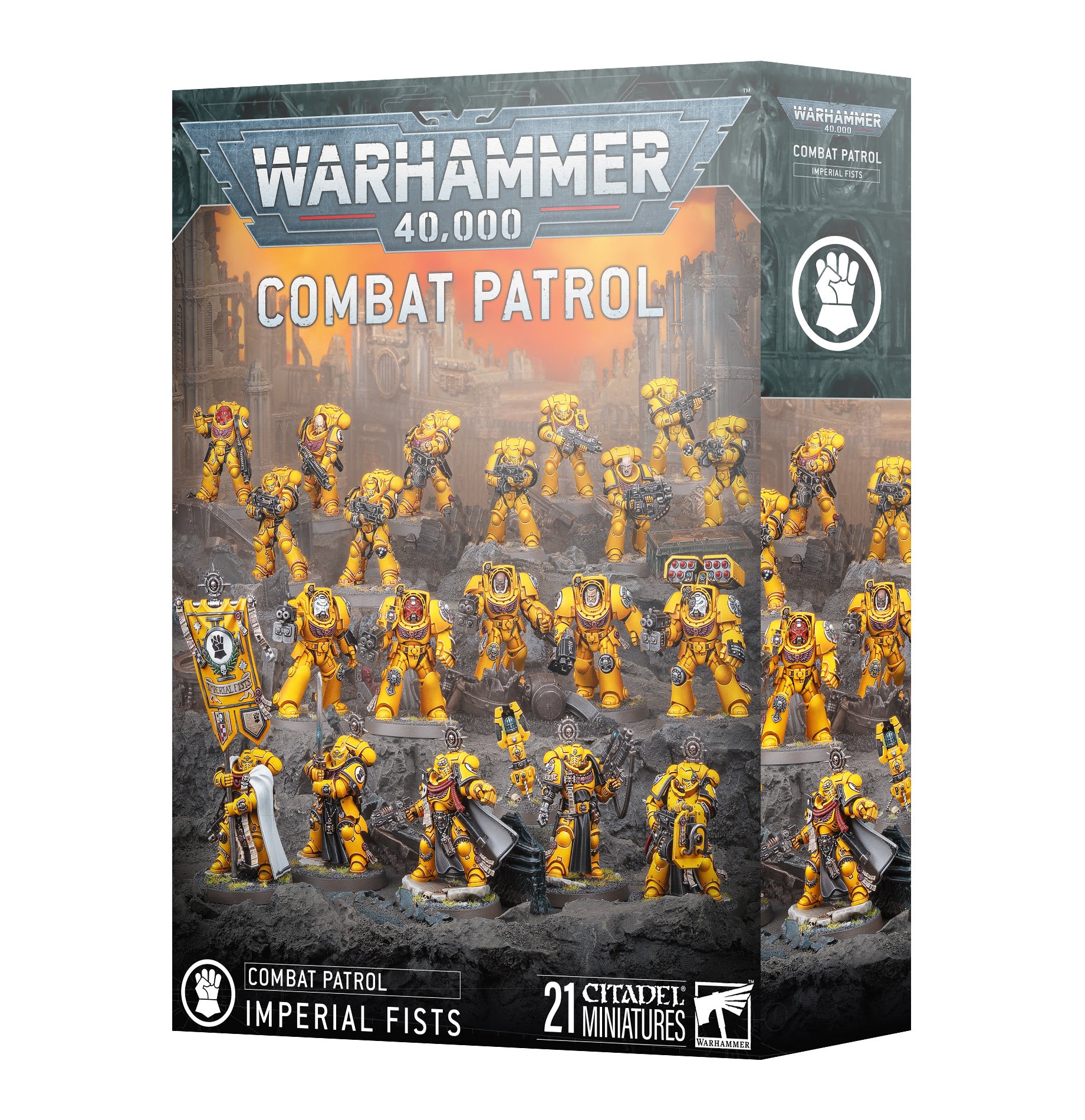 (Preorder Release 20-Sep) COMBAT PATROL: IMPERIAL FISTS | Gopher Games