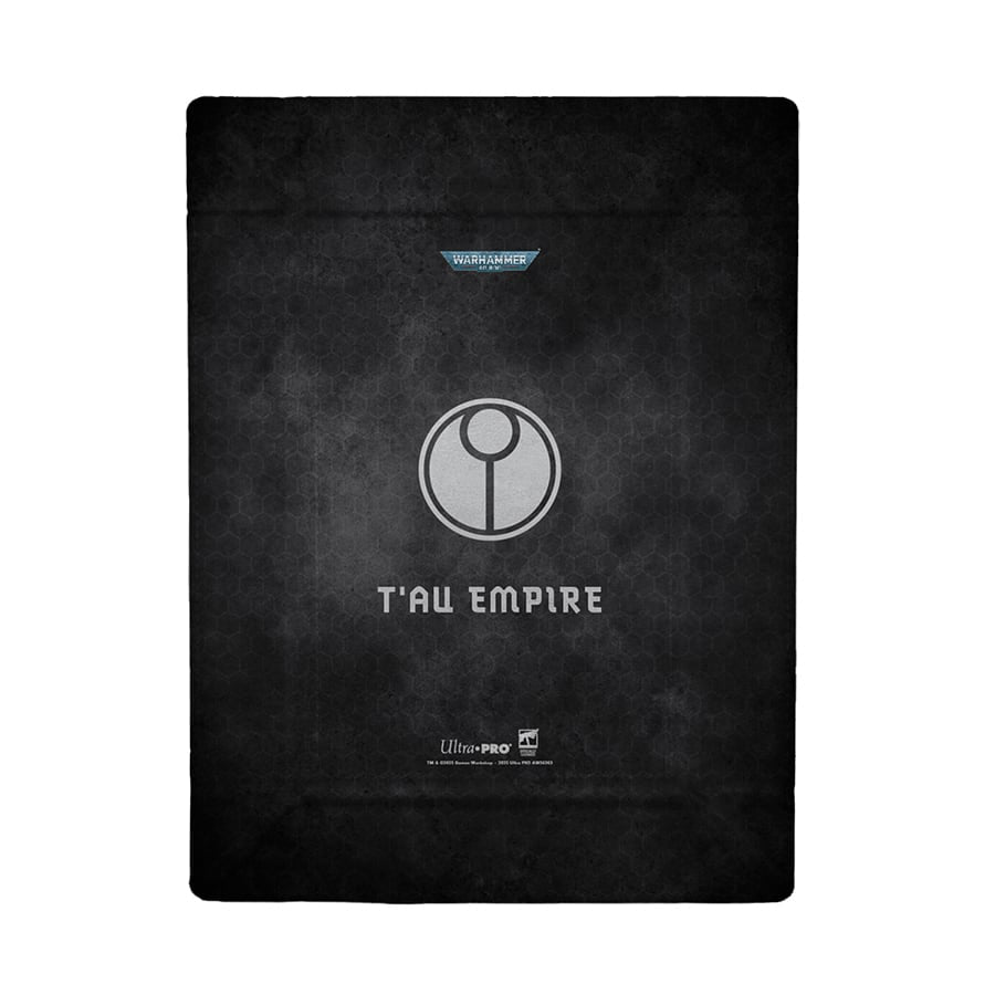 ULTRA PRO: WARHAMMER 40000: T'AU EMPIRE CODEX ALIGNED: PREMIUM FOLDING DICE TRAY | Gopher Games