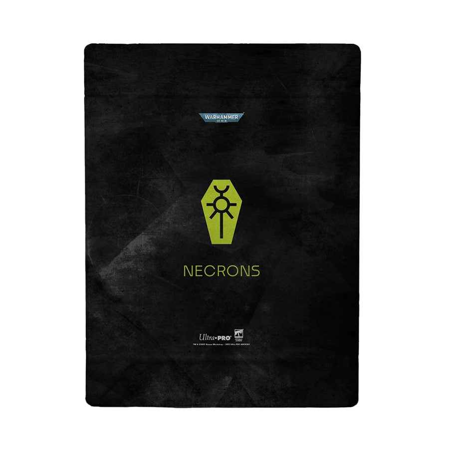 ULTRA PRO: WARHAMMER 40000: NECRON CODEX ALIGNED: PREMIUM FOLDING DICE TRAY | Gopher Games