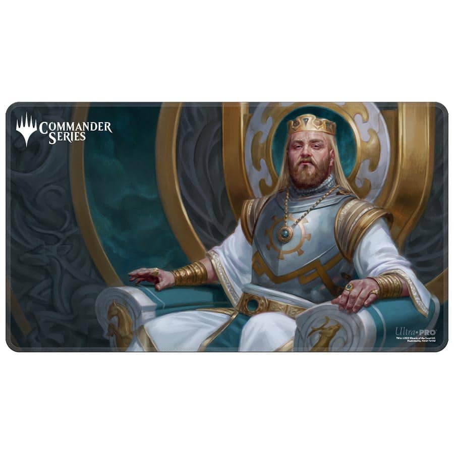 ULTRA PRO: MAGIC THE GATHERING: COMMANDER SERIES (Q1 2024 MONO COLOR): HOLOFOIL PLAYMAT: KENRITH THE RETURNED KING | Gopher Games