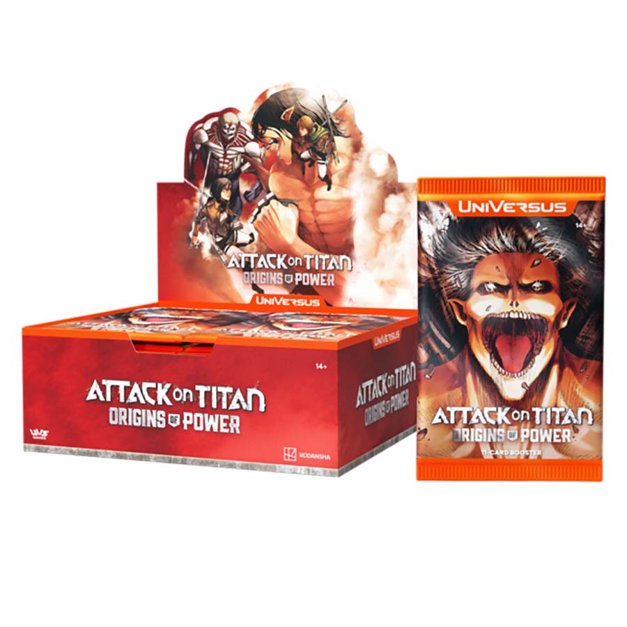 ATTACK ON TITAN: ORIGINS OF POWER BOOSTER BOX | Gopher Games