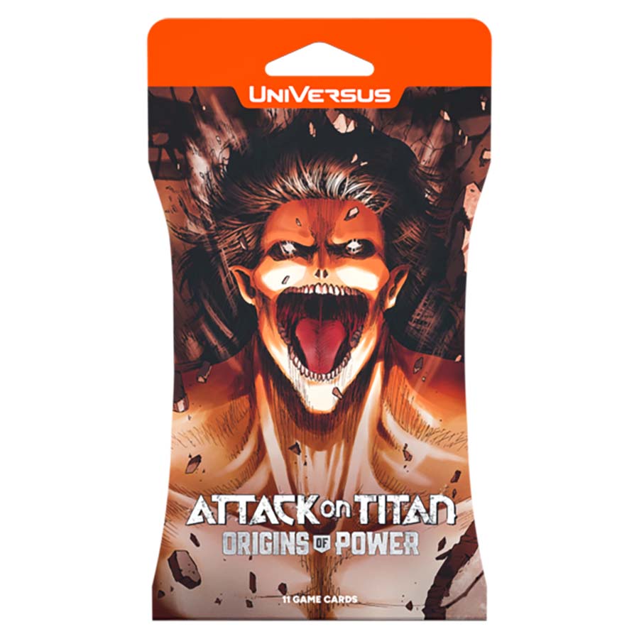 UNIVERSUS CCG: ATTACK ON TITAN: ORIGINS OF POWER Boost pack | Gopher Games