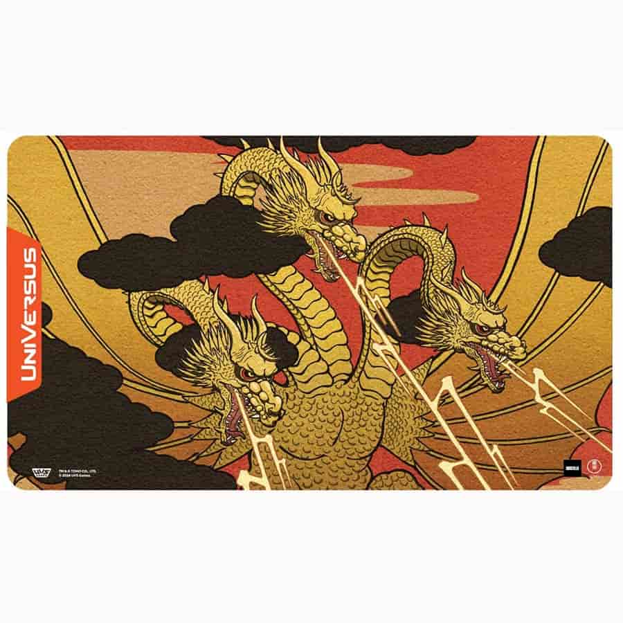 UNIVERSUS CCG: GODZILLA PLAYMAT: KING GHIDORAH | Gopher Games