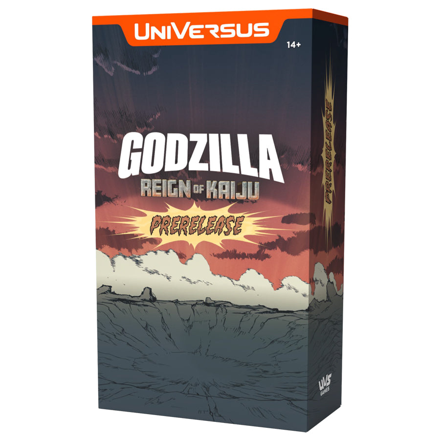 UNIVERSUS CCG: GODZILLA: REIGN OF KAIJU: PRERELEASE EVENT KIT | Gopher Games