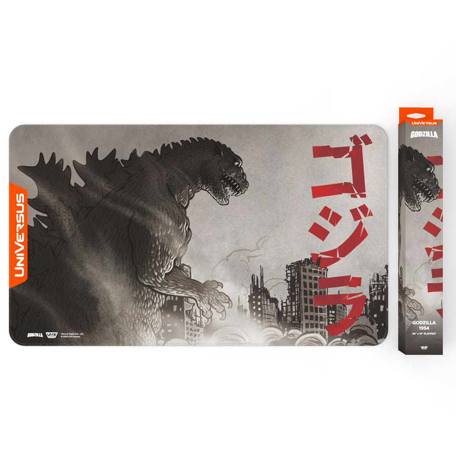 (Pre-Order Release Date 03/13/26) UNIVERSUS CCG: GODZILLA: REIGN OF KAIJU: GODZILLA 1954 PLAYMAT | Gopher Games