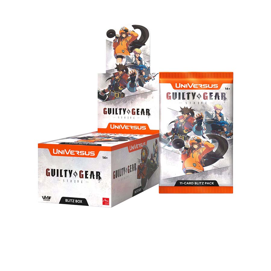 (PRE-ORDER RELEASE DATE 11/28) UNIVERSUS CCG: GUILTY GEAR STRIVE: BLITZ BOX (12CT) | Gopher Games