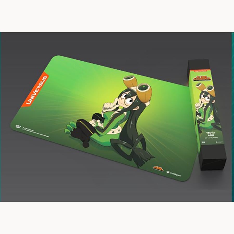 UNIVERSUS CCG: MY HERO ACADEMIA SERIES 7: GIRL POWER: TSUYU ASUI PLAYMAT | Gopher Games