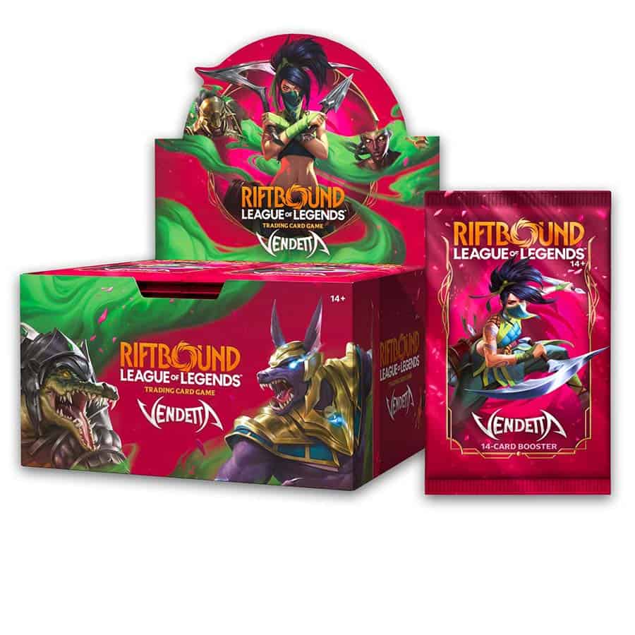 RIFTBOUND TCG: LEAGUE OF LEGENDS: SET 4 VENDETTA BOOSTER DISPLAY (24CT) | Gopher Games
