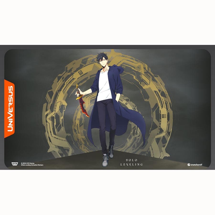 (preorder) UNIVERSUS CHALLENGER SERIES SOLO LEVELING: SUNG JINWOO PLAYMAT | Gopher Games