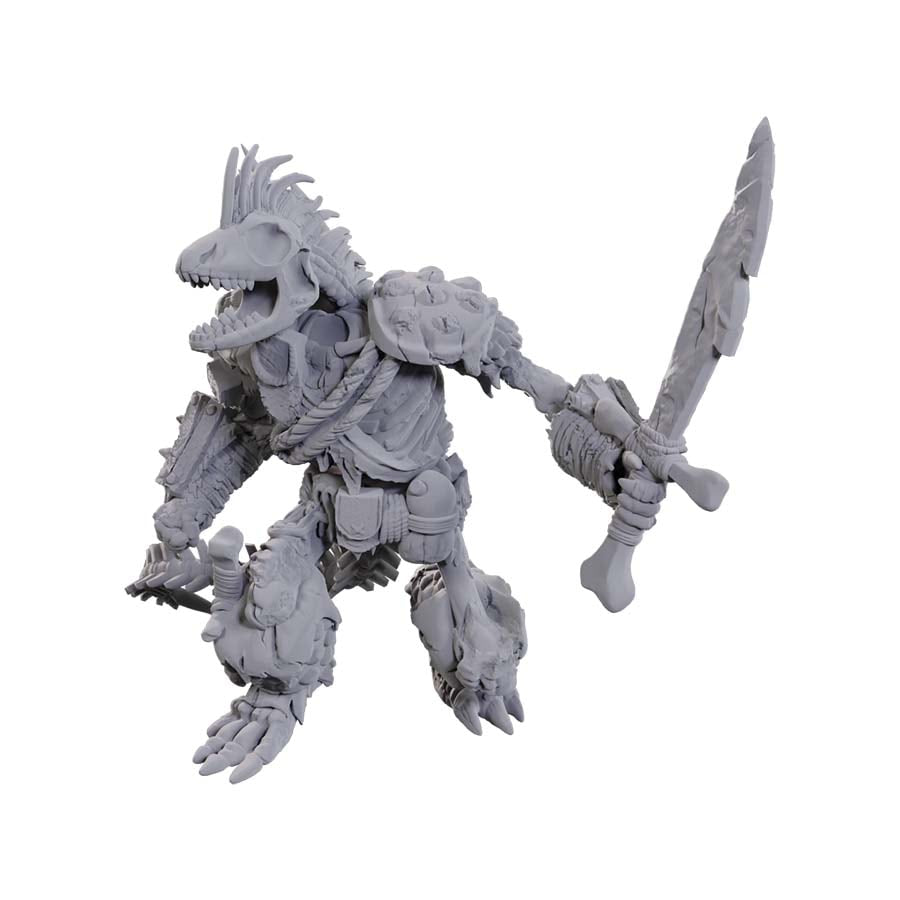 DUNGEONS AND DRAGONS NOLZUR'S MARVELOUS MINIATURES: W23 LIZARDFOLK SKELETON | Gopher Games