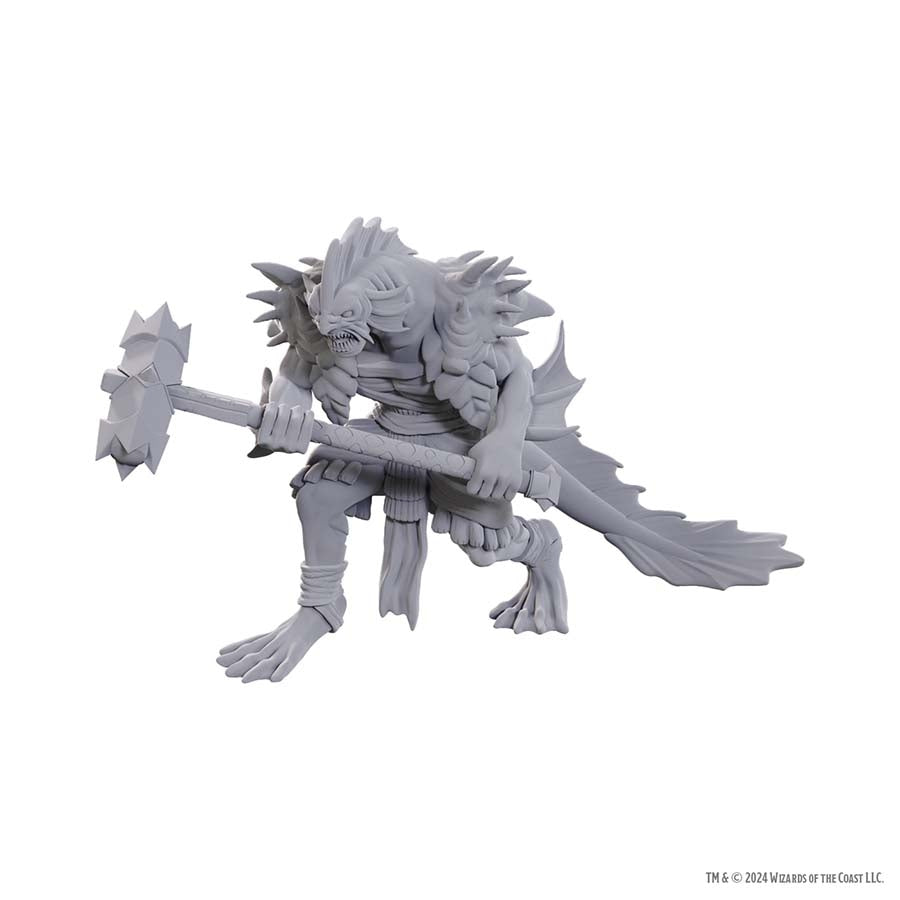 DUNGEONS AND DRAGONS NOLZUR'S MARVELOUS MINIATURES: SAHUAGIN CORAL SMASHER | Gopher Games