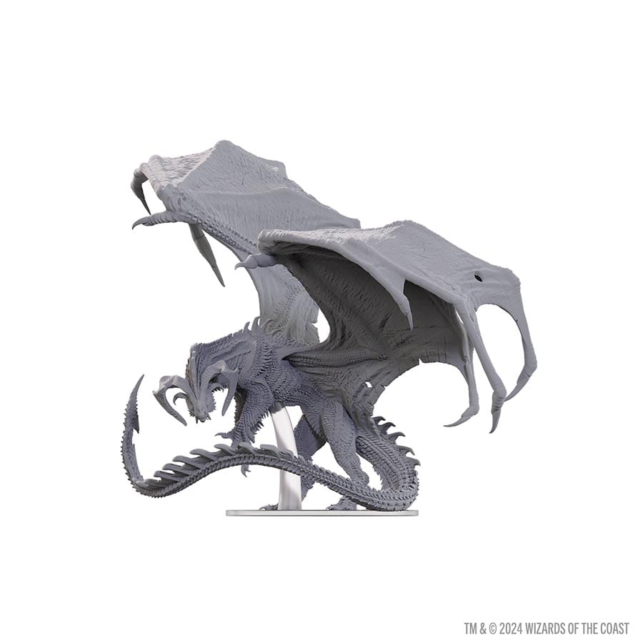DUNGEONS AND DRAGONS NOLZUR'S MARVELOUS MINIATURES: ADULT BLACK DRAGON CORRUPTOR | Gopher Games