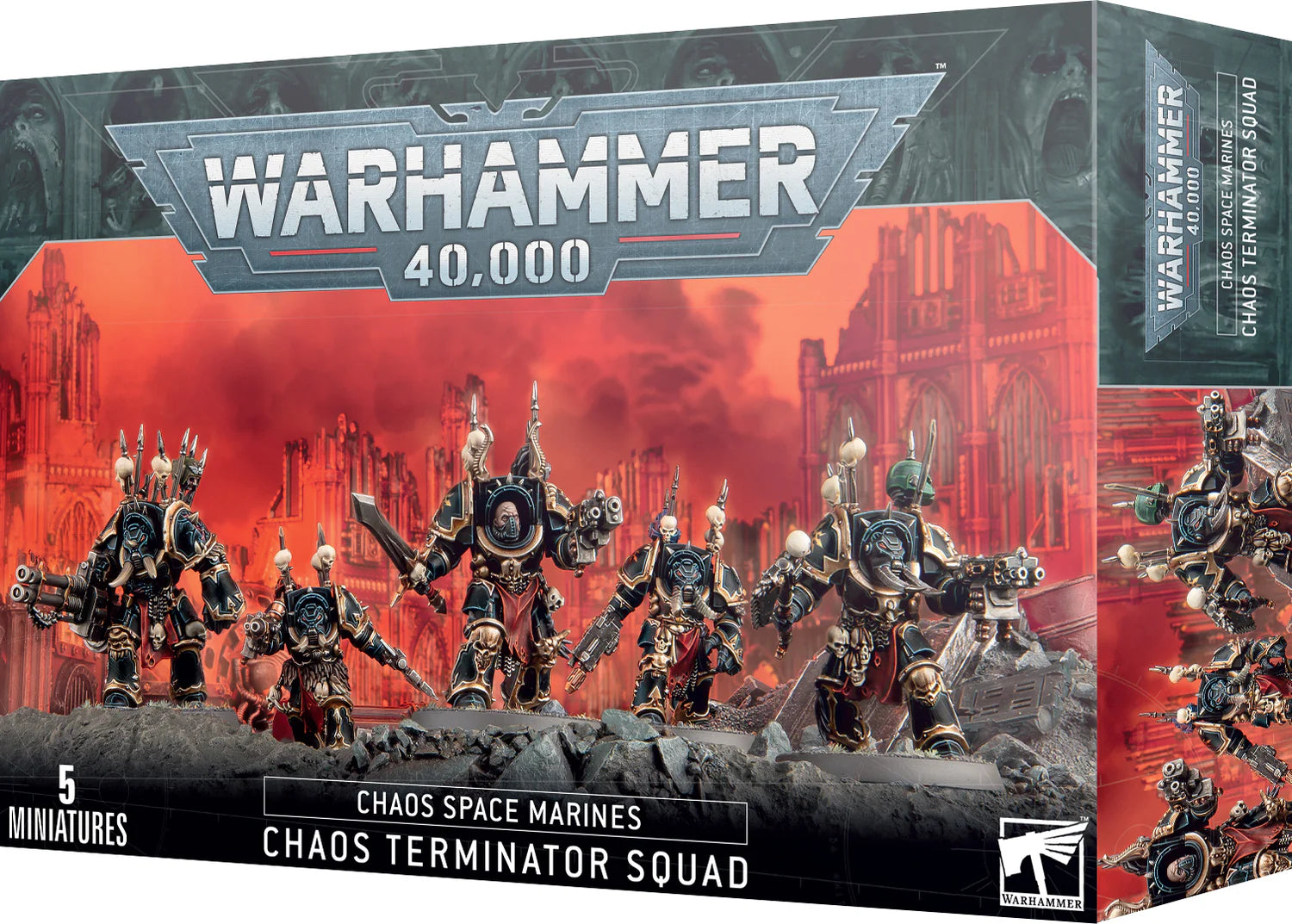 Chaos Space Marines Chaos Terminator Squad | Gopher Games