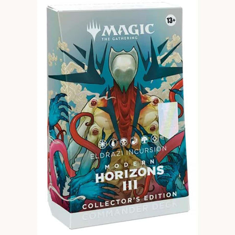 mtg modern horizons 3 commander decks collector's edition Magic: The Gathering Deck or unleash Eldrazi to devour all in your path with Eldrazi Incursion MAGIC THE GATHERING: MODERN HORIZONS
