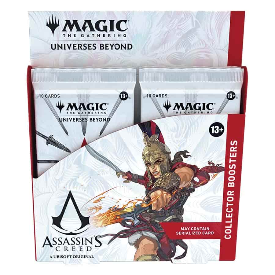 MAGIC THE GATHERING: UNIVERSES BEYOND: ASSASSINS CREED COLLECTOR BOOSTER (12CT) | Gopher Games