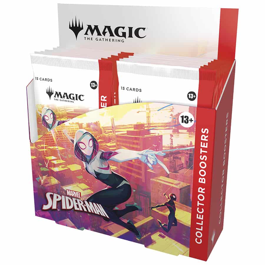 (preorder releases September 26th) MAGIC THE GATHERING: SPM MARVEL'S SPIDER-MAN COLLECTOR BOOSTER (12CT) | Gopher Games