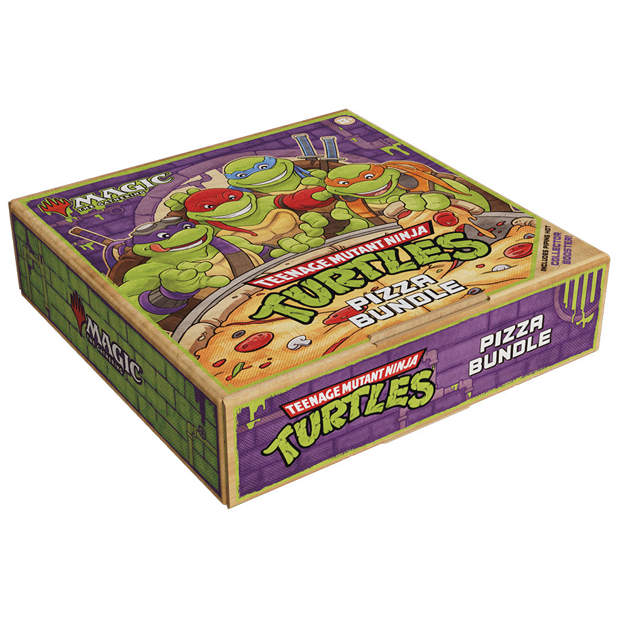 (PRE-ORDER Release Date 03/06/2026) MAGIC THE GATHERING: TMT TEENAGE MUTANT NINJA TURTLES PIZZA BUNDLE | Gopher Games