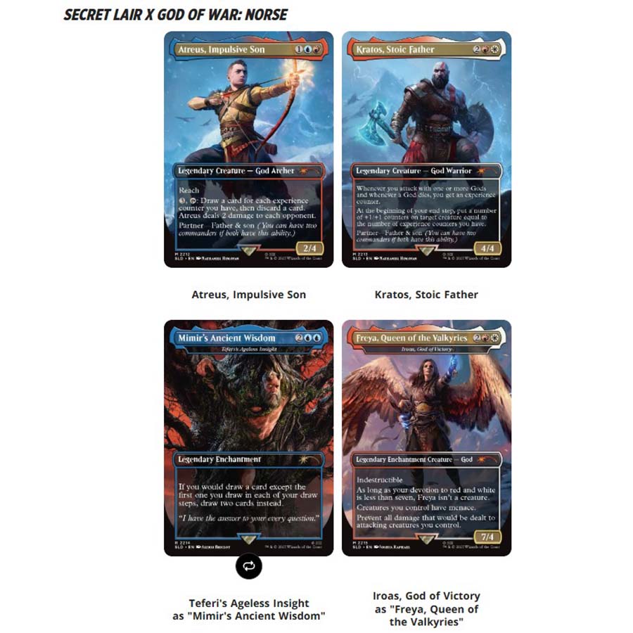 MAGIC THE GATHERING: SLD SECRET LAIR DROP: GOD OF WAR: NORSE (NONFOIL) | Gopher Games