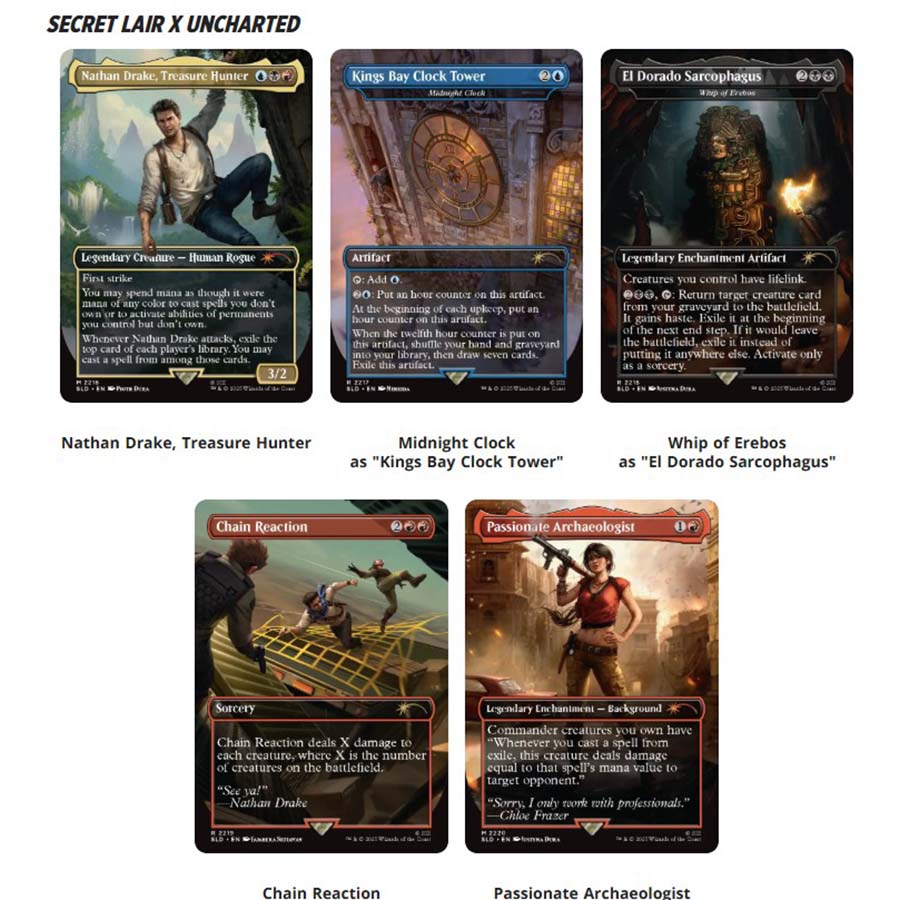 MAGIC THE GATHERING: SLD SECRET LAIR DROP: UNCHARTED (NONFOIL) | Gopher Games