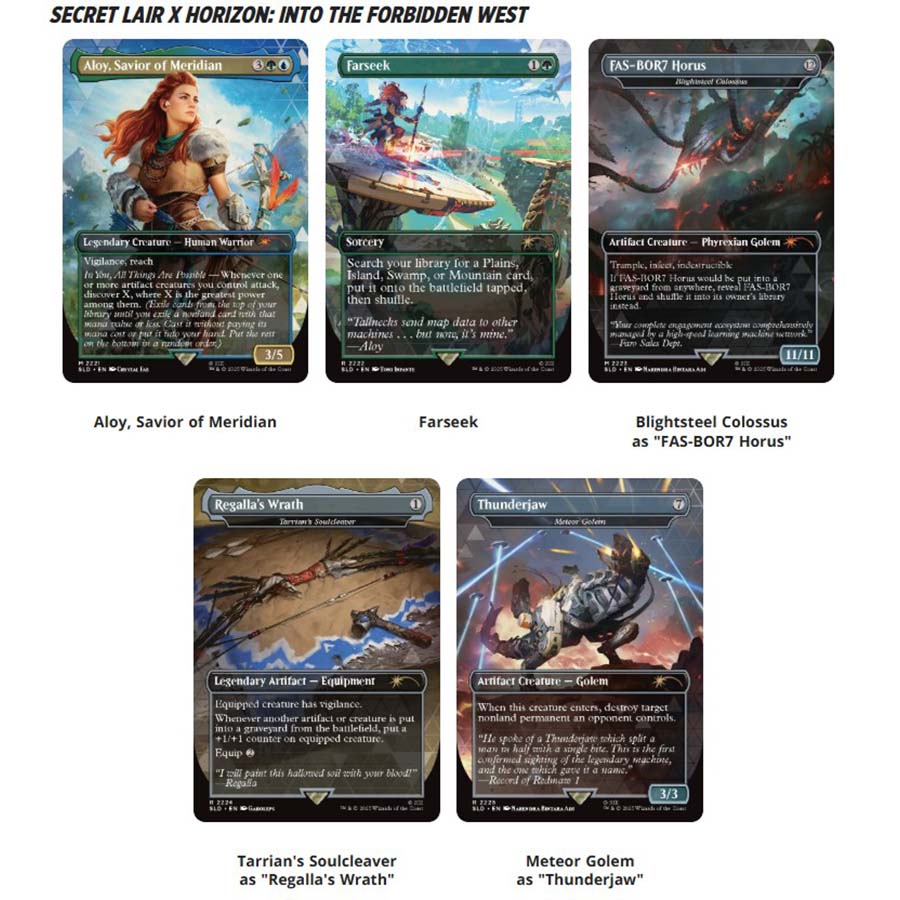 MAGIC THE GATHERING: SLD SECRET LAIR DROP: HORIZON: INTO THE FORBIDDEN WEST (NONFOIL) | Gopher Games