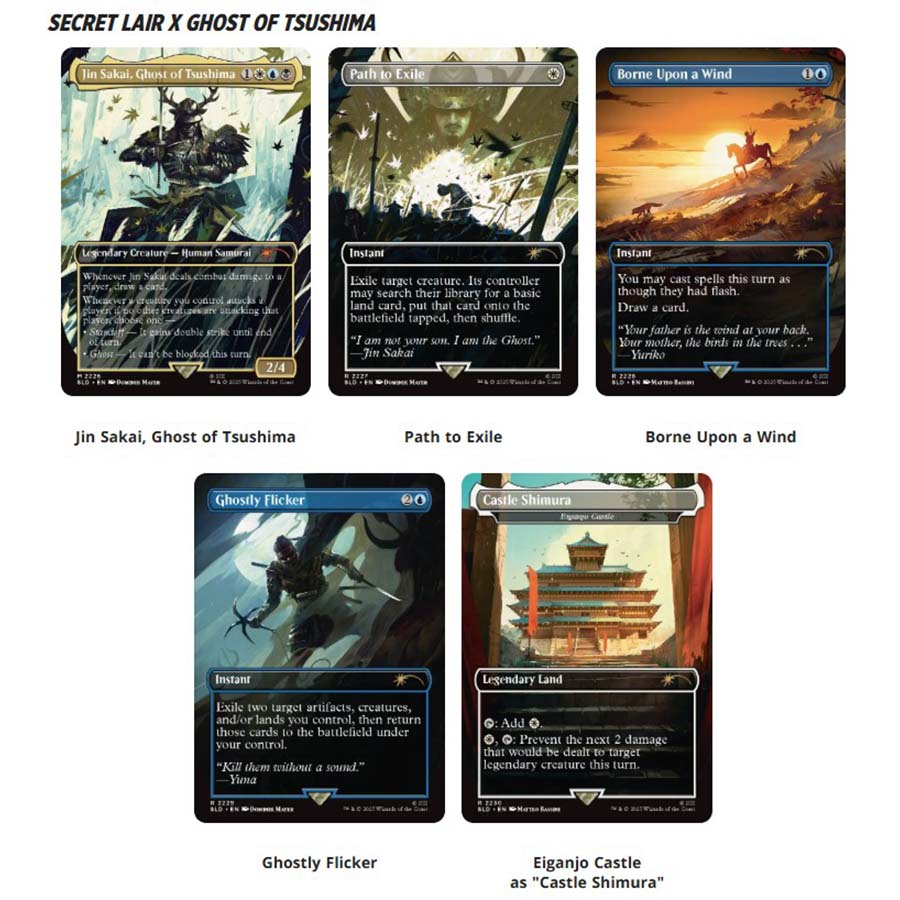 MAGIC THE GATHERING: SLD SECRET LAIR DROP: GHOST OF TSUSHIMA (NONFOIL) | Gopher Games