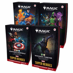 (Pre-Order Release Date 6/26/26) MAGIC THE GATHERING: MSH MARVEL SUPER HEROES COMMANDER DECKS | Gopher Games