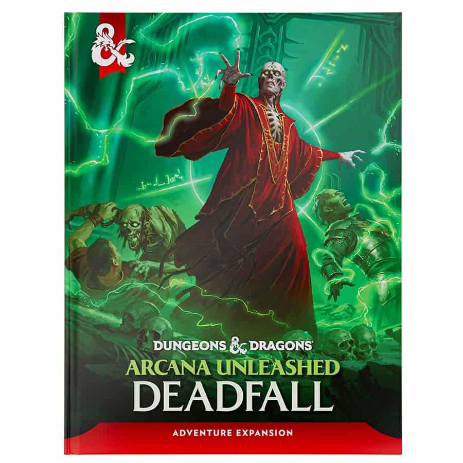 (Preorder release date 9/15)  DUNGEONS AND DRAGONS (2024 EDITION): ARCANA UNLEASHED: DEADFALL (HARDCOVER) | Gopher Games