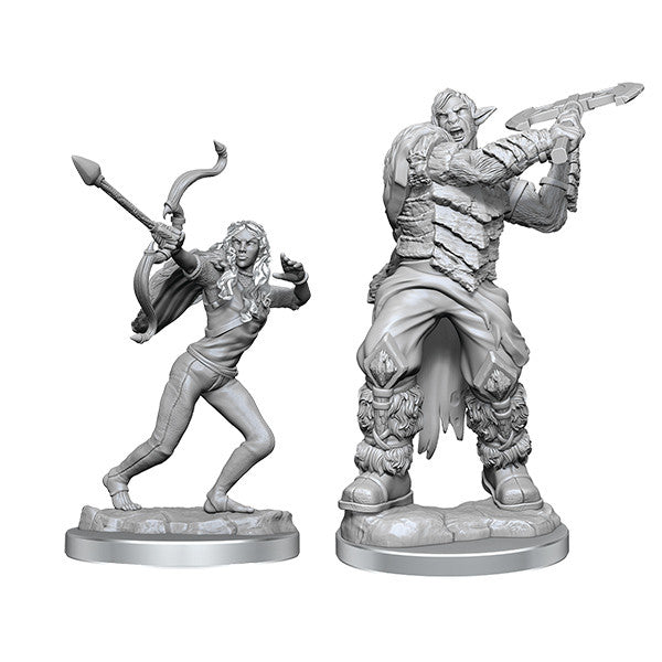 CRITICAL ROLE: UNPAINTED MINIATURES: W4 ASHARI STONEGUARD AND SKYDANCER | Gopher Games