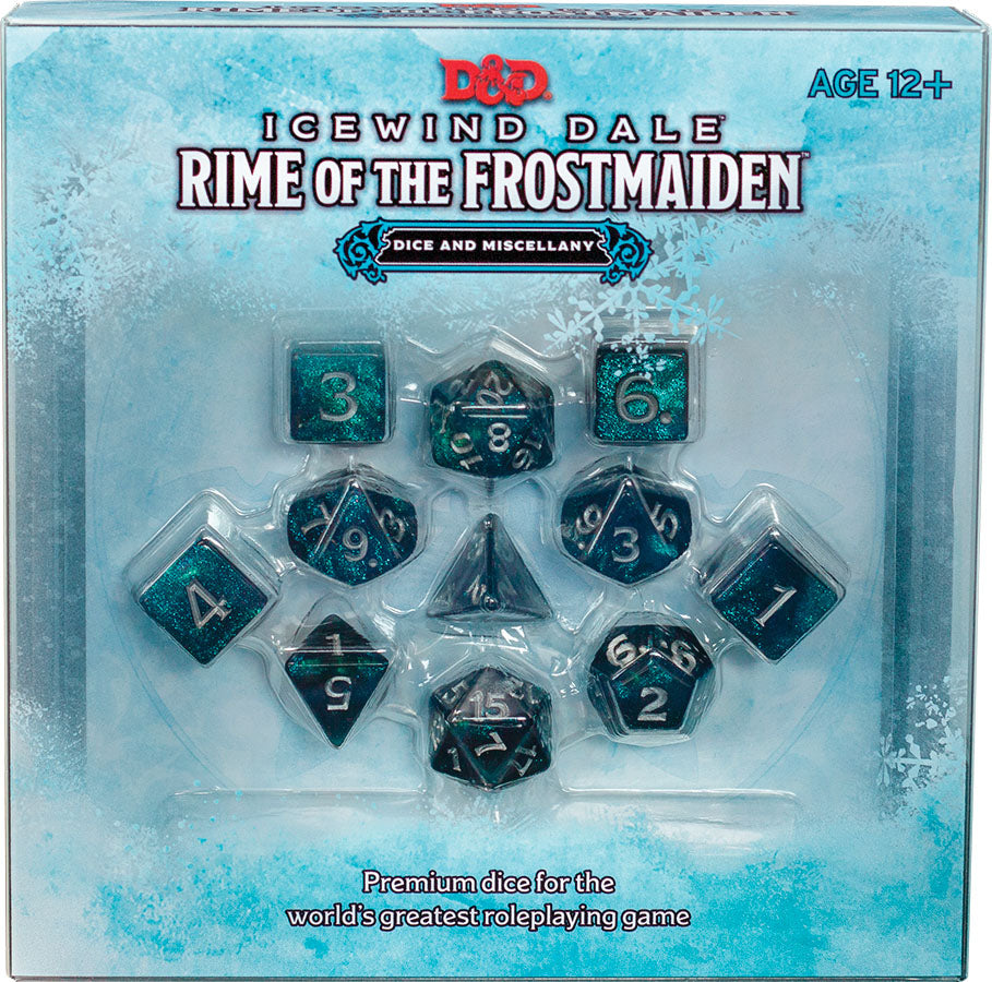 D&D: Icewind Dale - Rime of the Frostmaiden Dice Set | Gopher Games