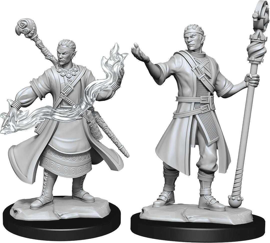 D&D Nolzur's Marvelous Miniatures: Half-Elf Wizard Male | Gopher Games