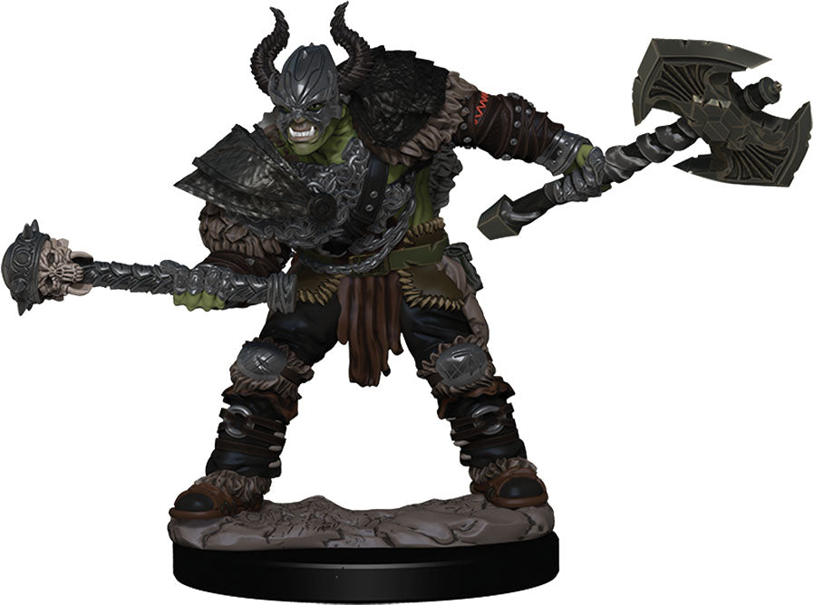 Pathfinder Battles: Premium Painted Figure - Half-Orc Barbarian Male | Gopher Games