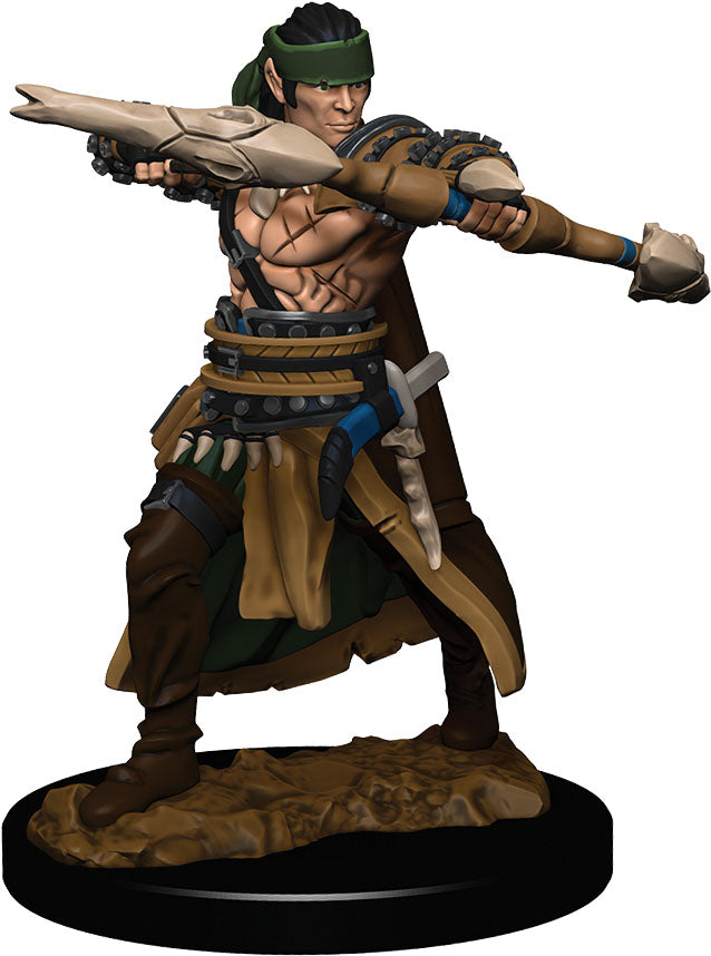 Pathfinder Battles: Premium Painted Figure -  Half-Elf Ranger Male | Gopher Games