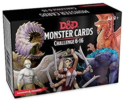 D&D Monster Cards: Challenge 6-16 | Gopher Games